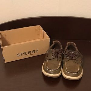 Toddler Boys Brown Sperrys